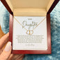 To My Daughter Gold and Diamond Hearts If I could only give you....