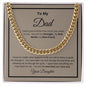 To My Dad | I Want You to Know...Cuban Necklace