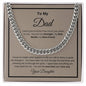 To My Dad | I Want You to Know...Cuban Necklace