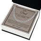 To My Dad | I Want You to Know...Cuban Necklace