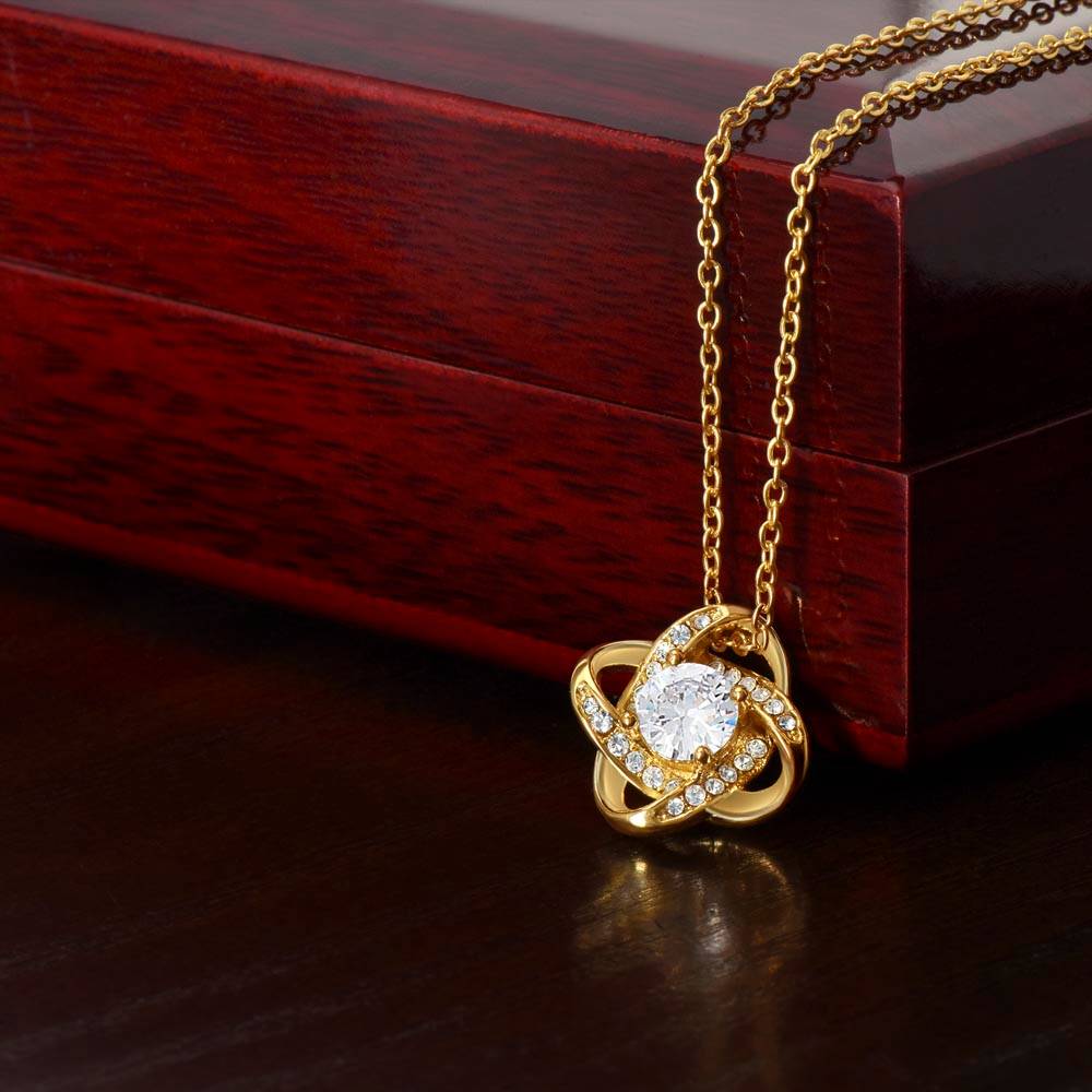 Love Knot To My Daughter Gold Ring