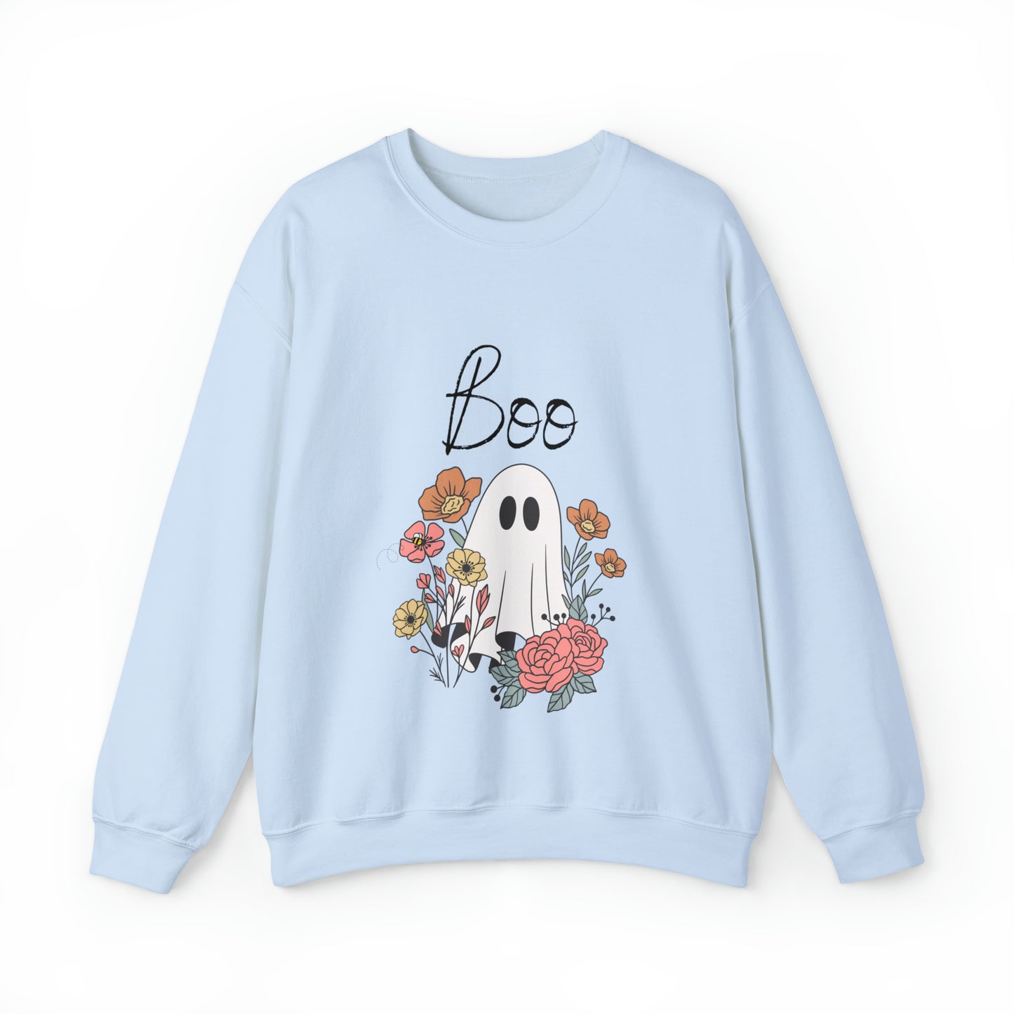 Boo Ghost Flower Sweatshirt